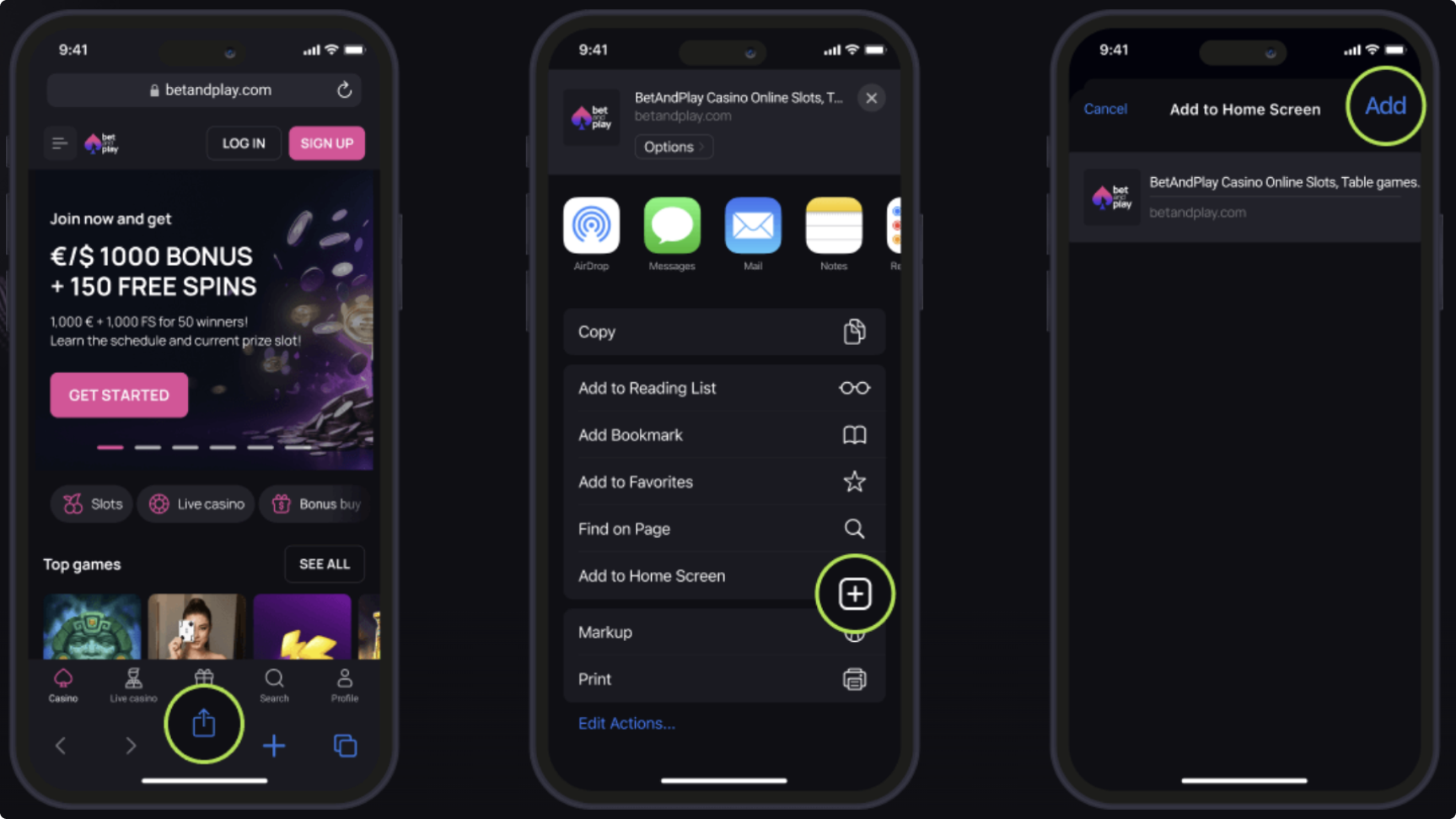 BetandPlay App Android installieren